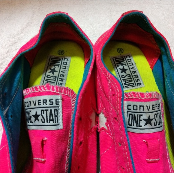Converse One Star Pink and Blue size 5.5 - Picture 4 of 8